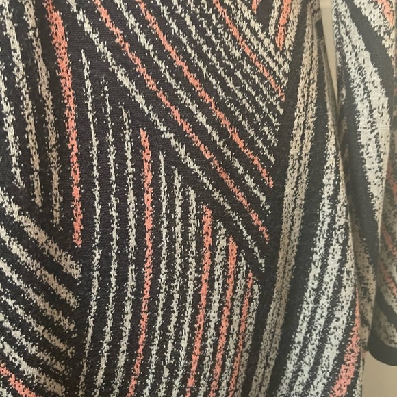 Nic + Zoe Smokey Lines Shift Midi Dress Size Medium - Picture 8 of 11